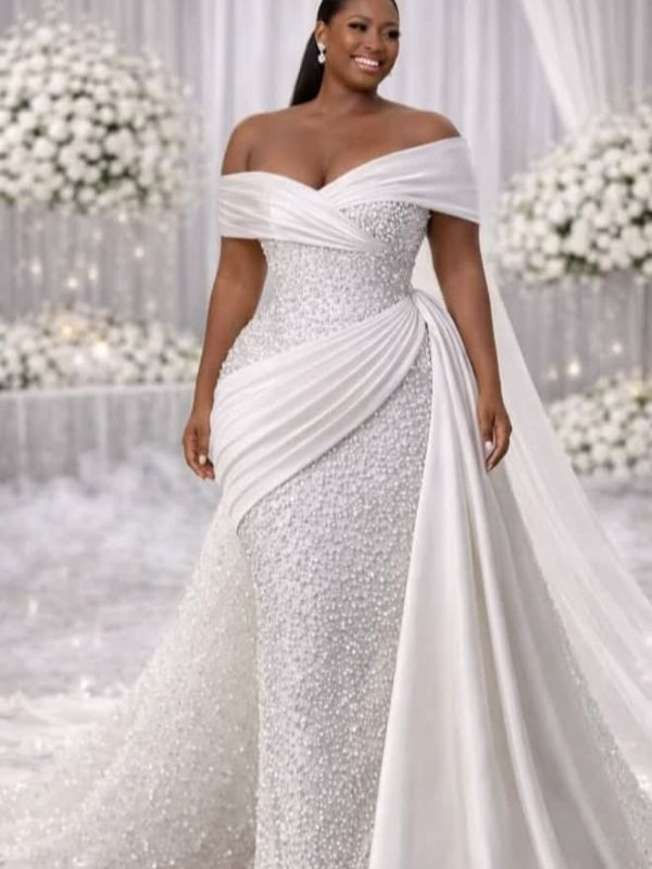 off-shoulder-wedding-gown
