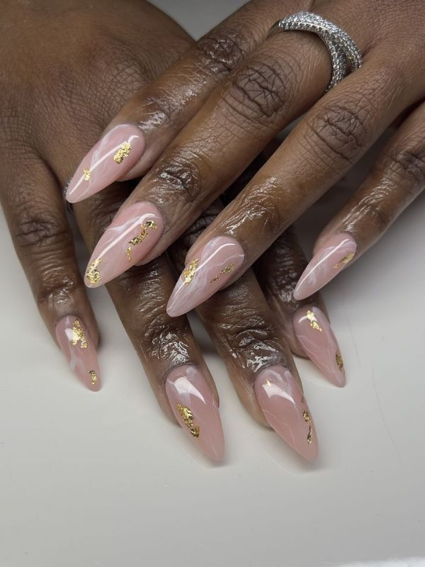 Nudes-nails-for-wedding