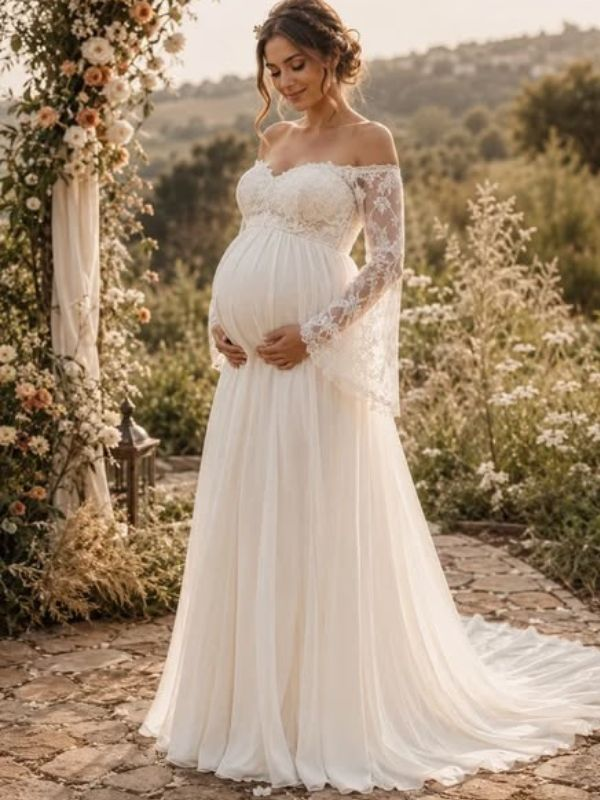 Empire-Waist-Wedding-Dresses