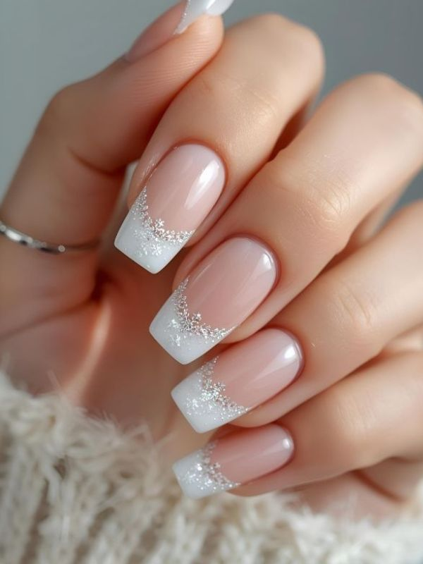 French-tips-wedding-nails