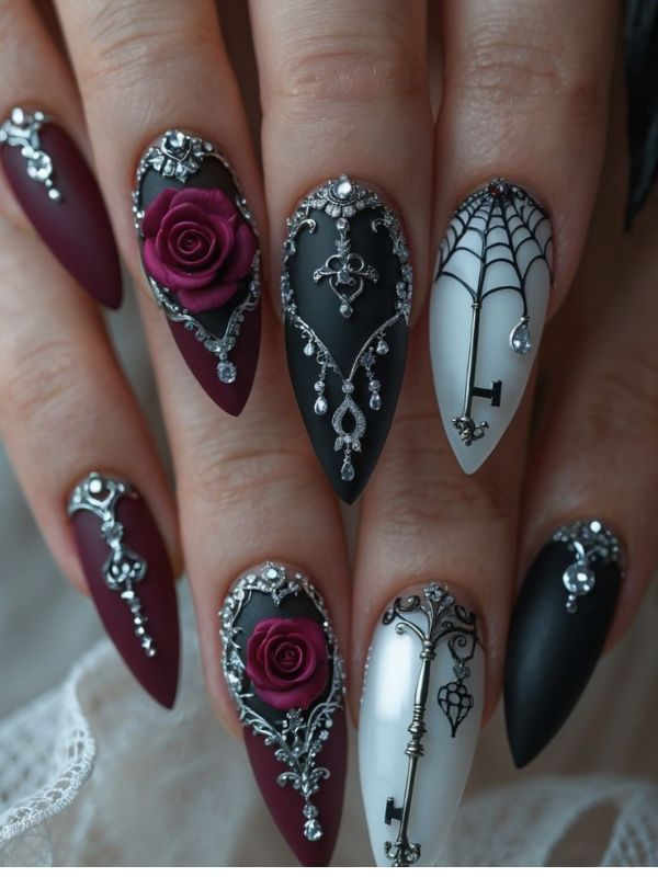 Gothic-Halloween-Nails