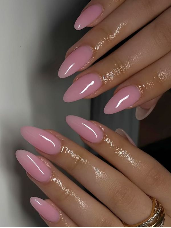 Sheer-pink-wedding-nails
