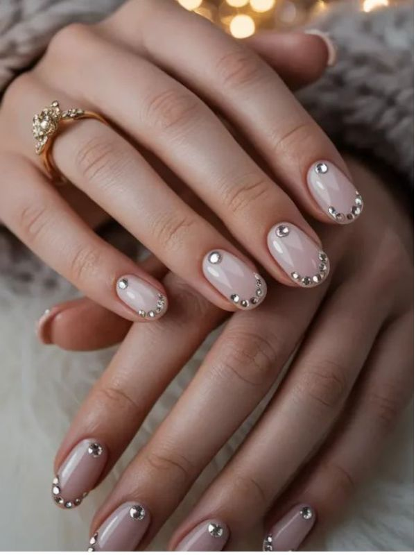Rhinestone-nails