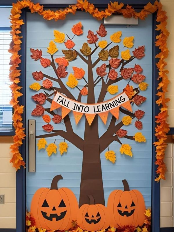 Fall-classroom-door-decor 