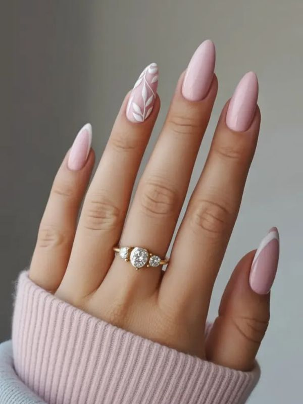 Soft-Pink-Almond-Nails