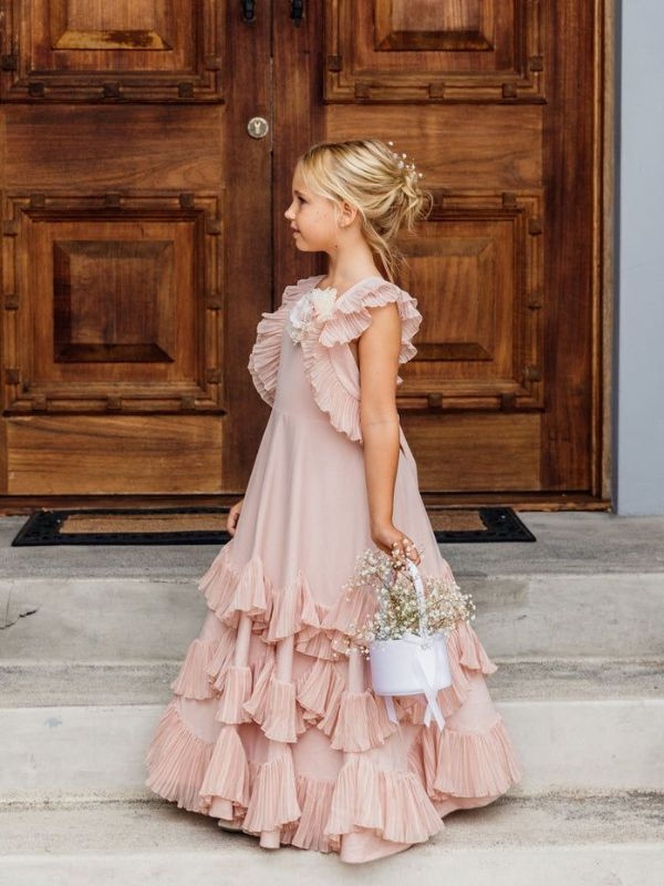 Boho-flower-girl-wedding-dress