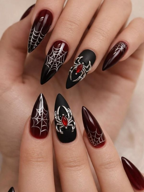 Silhouette-halloween-nails
