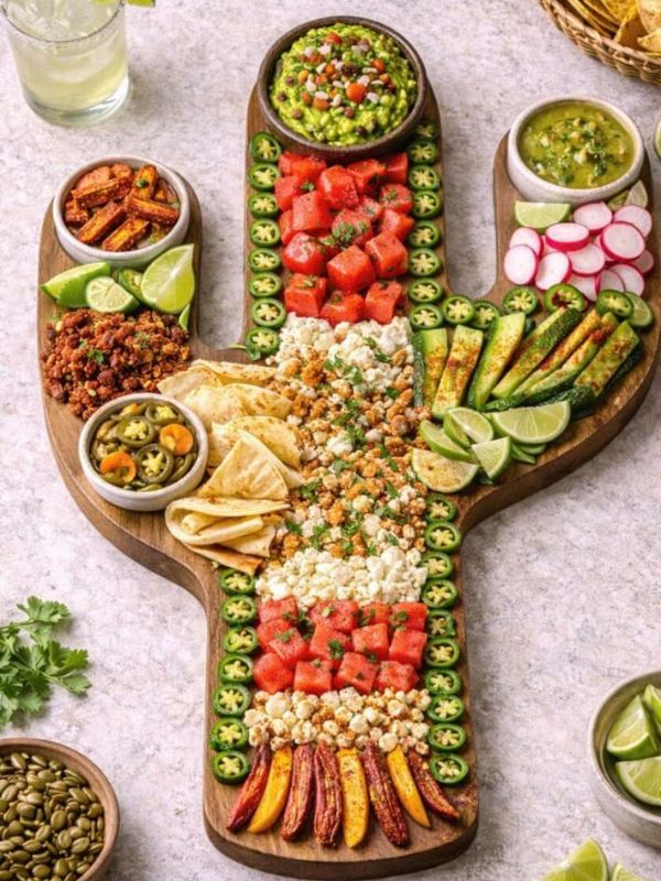Mexican -vegetable-platter
