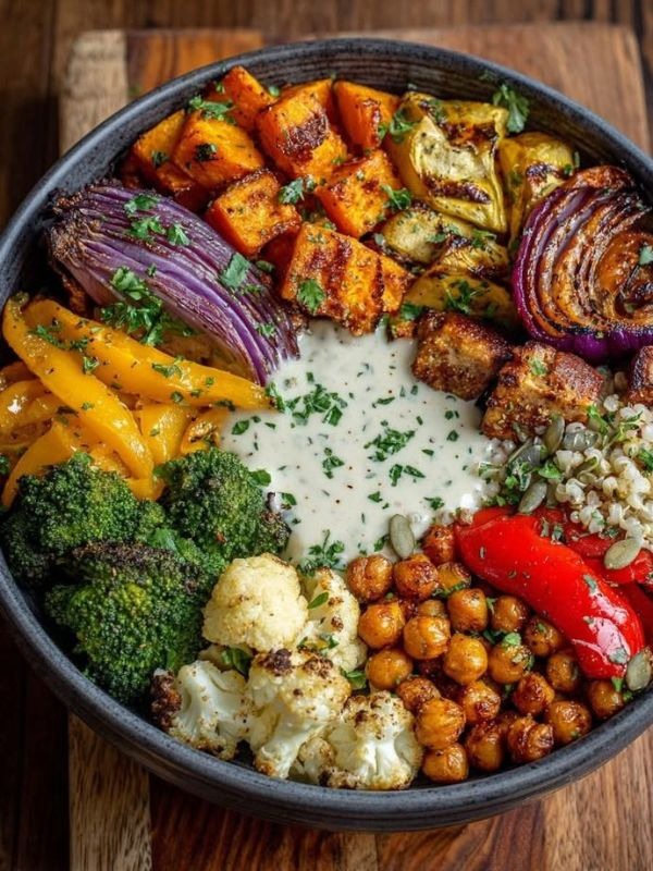 Vegetable-and-Chickpea-Platter