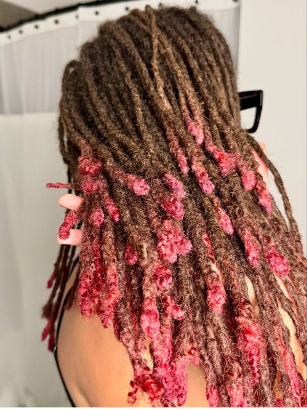 brown-and-rose-gold-locs-color-idea