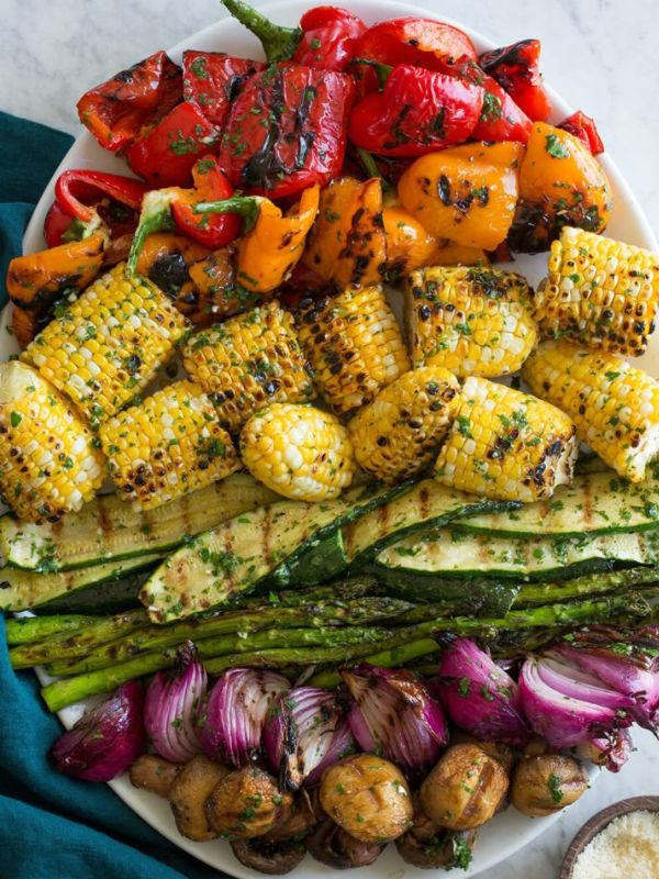 BBQ -vegetable-platter