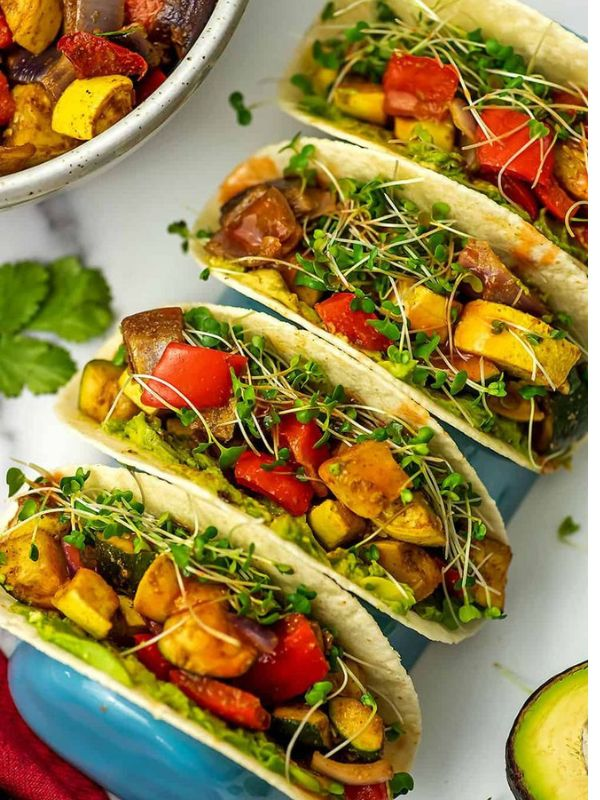 Vegetable-Taco-Platter