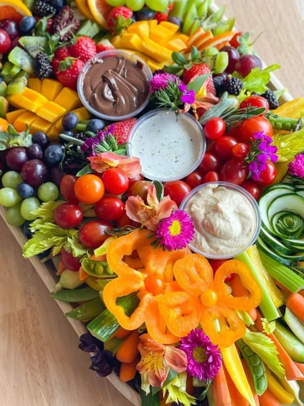 Colorful -vegetable-platter