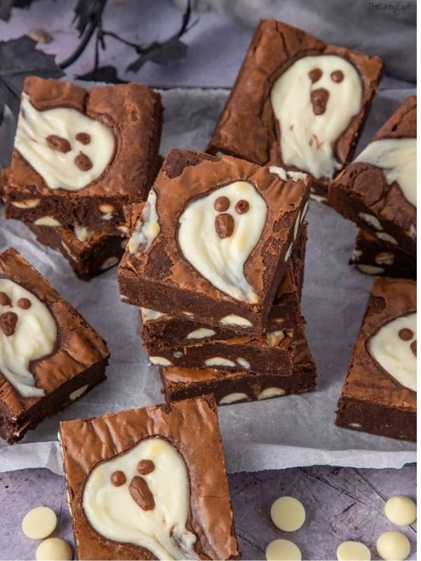 ghost-brownies
