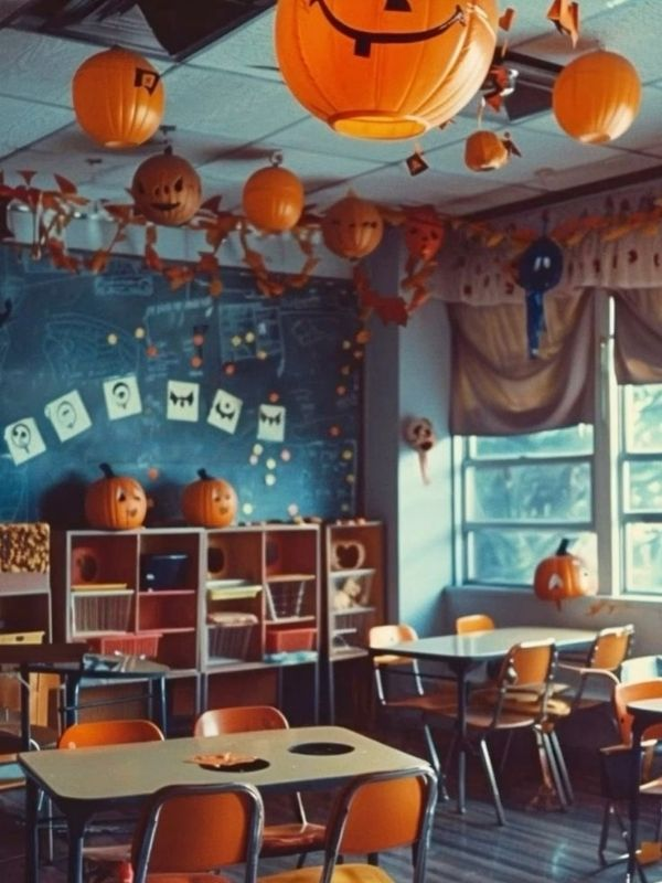 Halloween-classroom-ceiling-decor 