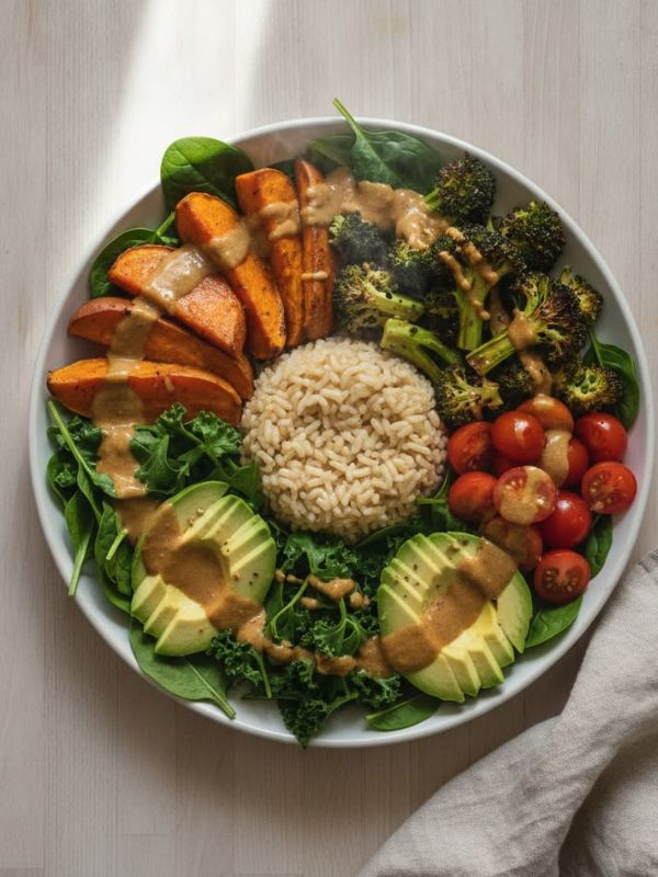 vegetable-platter-idea-with-rice
