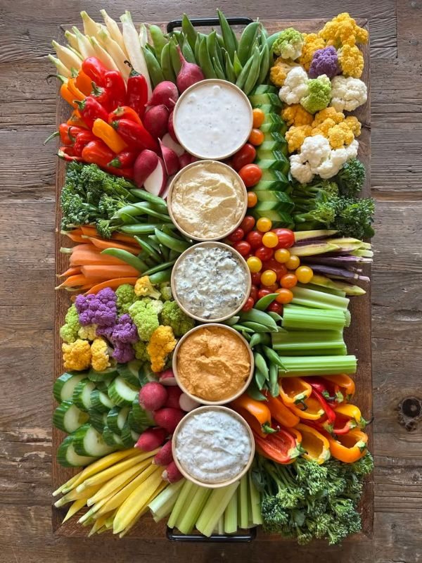 Vegetable-charcuterie-board