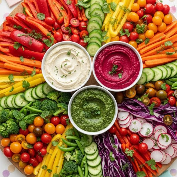 vegetable-platter-idea-for-parties