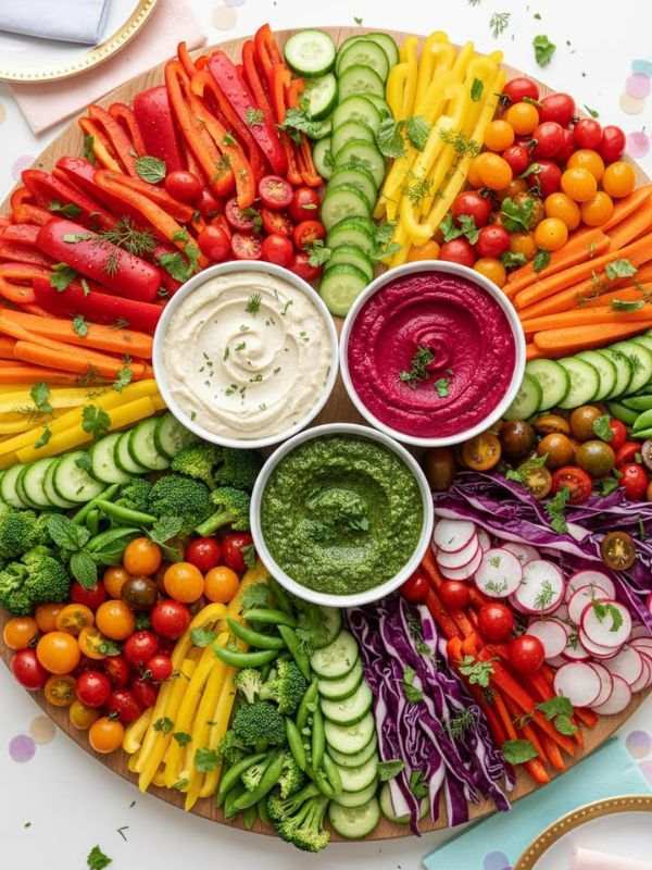 vegetable-platter-idea-for-parties