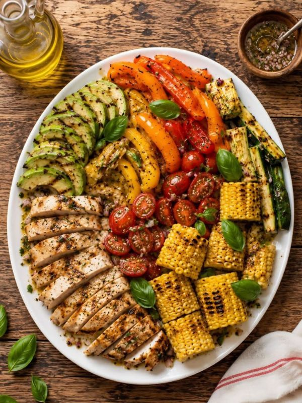 Vegetable-and-Chicken-Platter