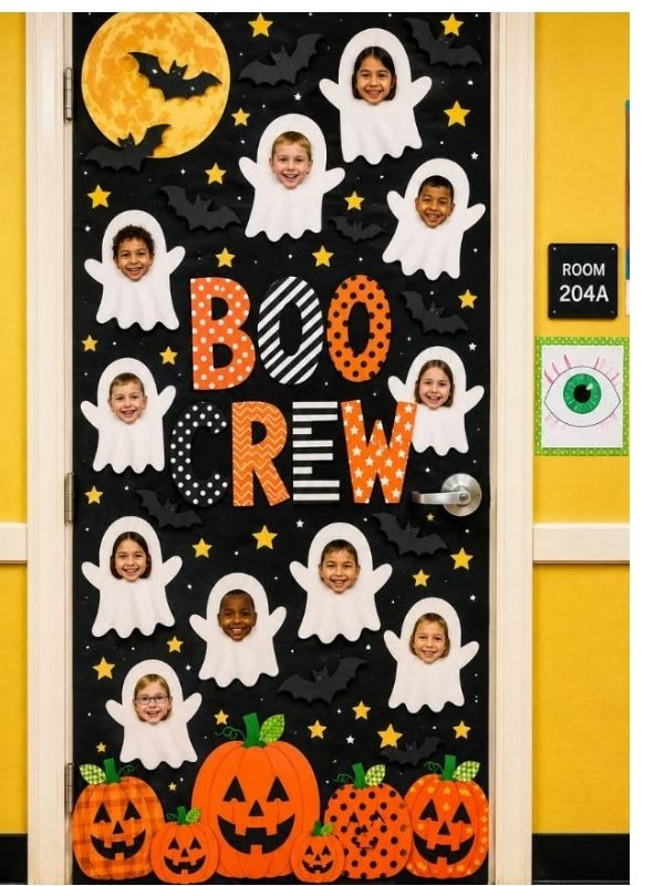 halloween-bulletin-board-door