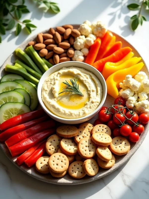 cheese-cracker-and-vegetable-platter