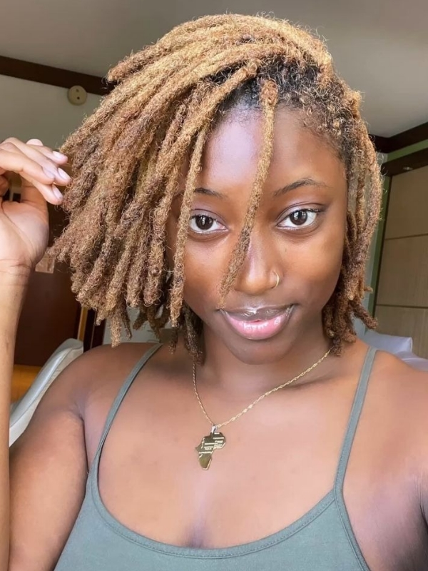 Honey-blonde-loc-color