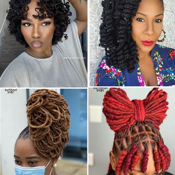 Locs-hairstyles-for-a-birthday-party-cute styles--for-long-and-short-locs