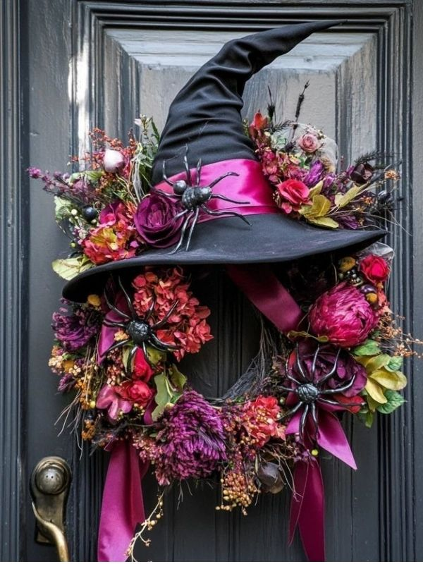 witch-hat-wreath-ideas