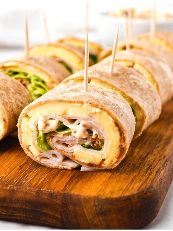 Turkey-chesse-roll-ups