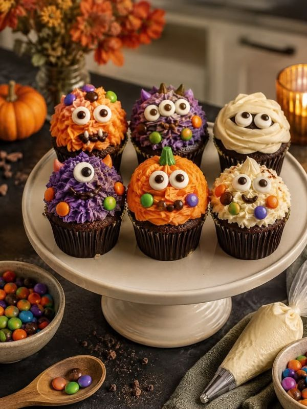 Monster-cupcakes