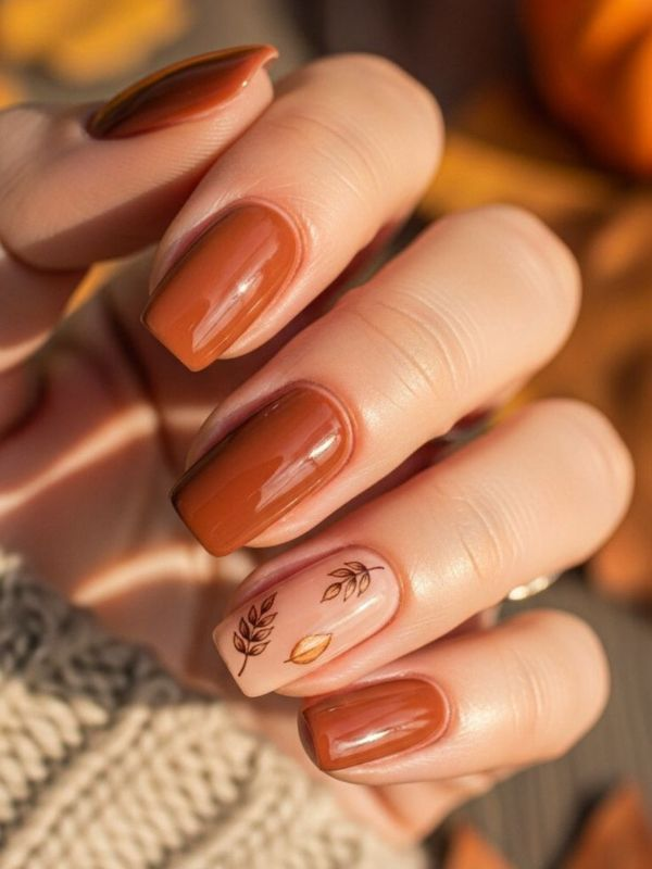 Short-thanksgiving-Nails-Ideas 