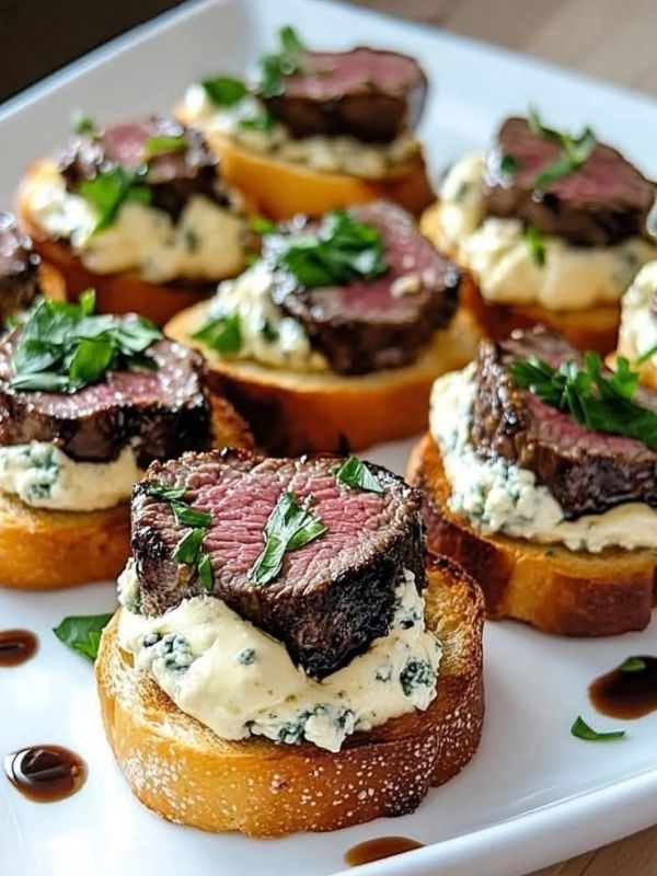 Steak-Crostini