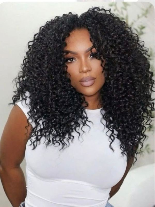 Middle-parting-crochet-hairstyle