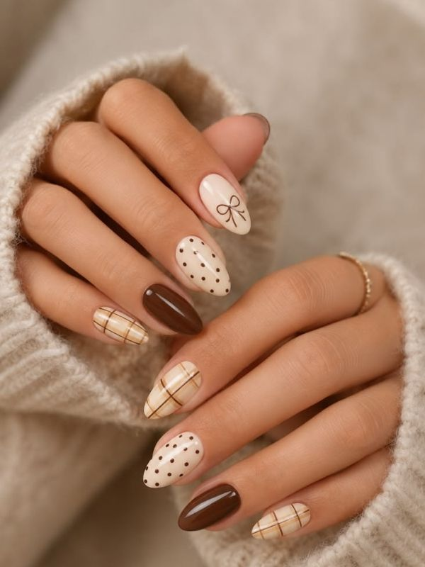 cream-thanksgiving-nail-idea