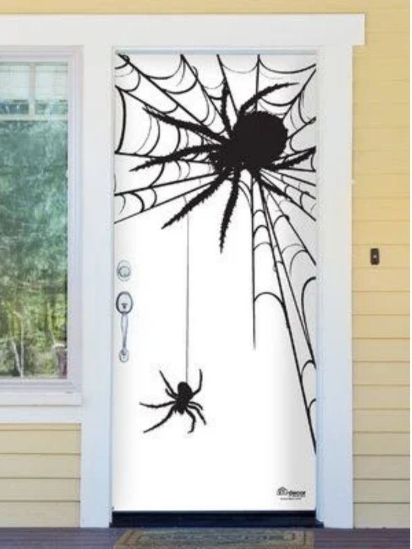 Halloween-apartment-front-door-decor-idea 