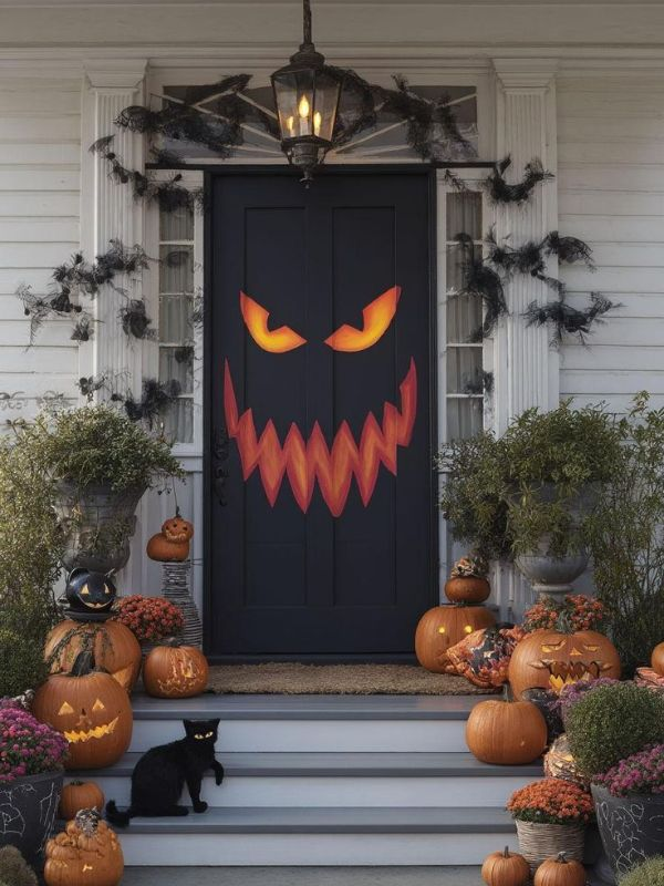 halloween-monster-door-decor-idea