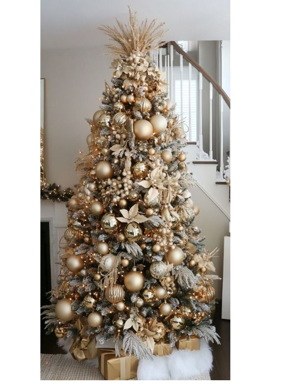 Metallic-christmas-tree