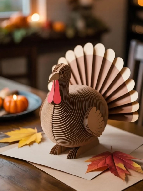 Paper Turkey-Thanksgiving-Centerpiece-ideas