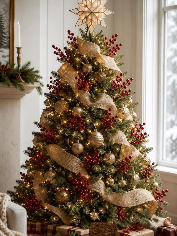 Rustic-Burlap-Christmas-Decor-ideas