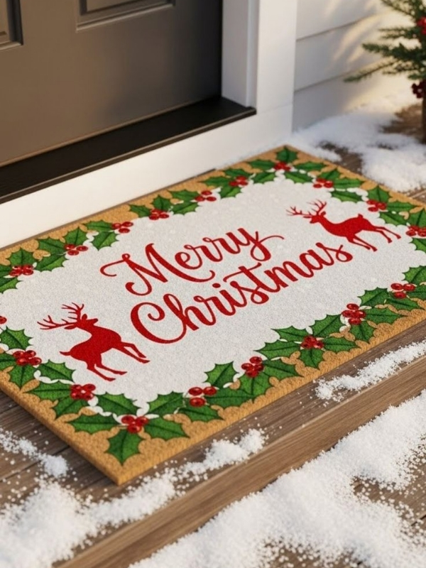 Christmas-Porch-Festive-Doormat-ideas