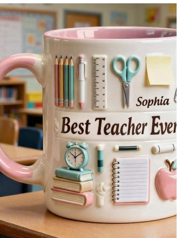 Personalized-Teacher-Mug-Christmas-gift-ideas