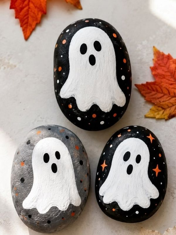 Cute-Ghost-Painted-Rocks