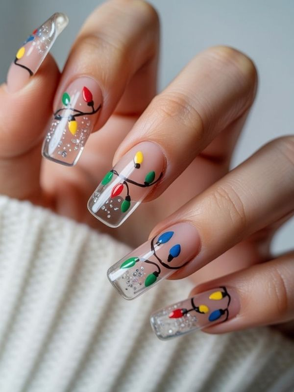 Christmas-Lights-Nails