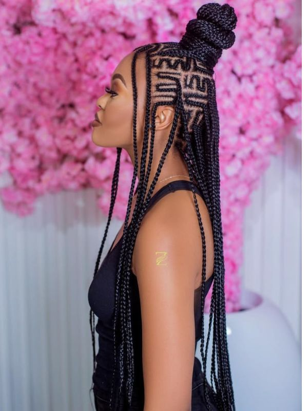 Lemonade-hairstyles-with-knotless-braids 