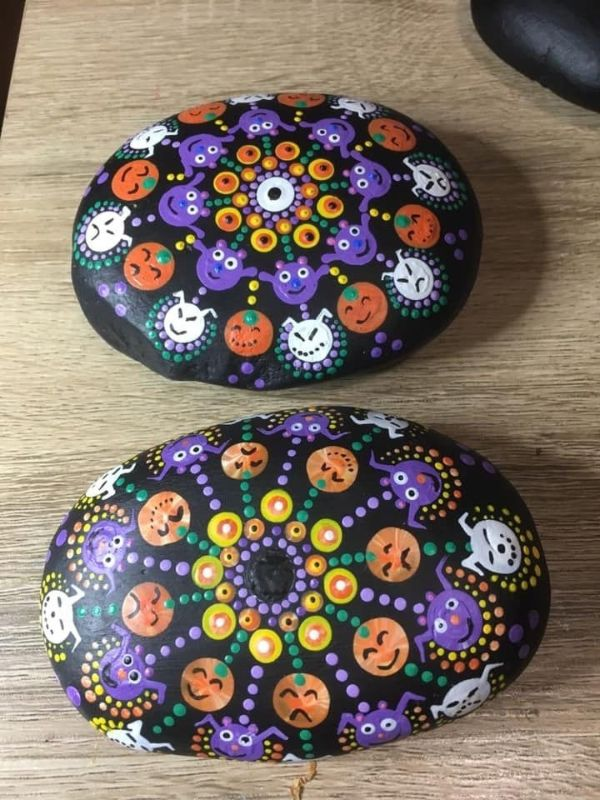 Halloween-Mandala-Stones
