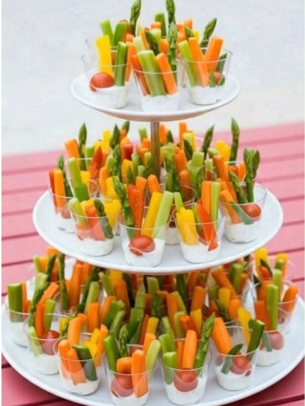 Vegetable-Cups-With-Dip-Party-Food-Ideas