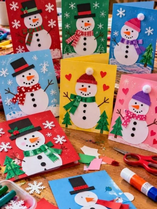 Christmas-Activity-Ideas-For-Kids-as-Card-Making