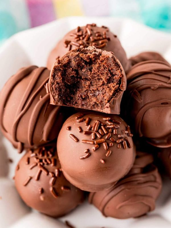 Chocolate-Brownie-Bites-as-Party-Food-Ideas-For-Kids