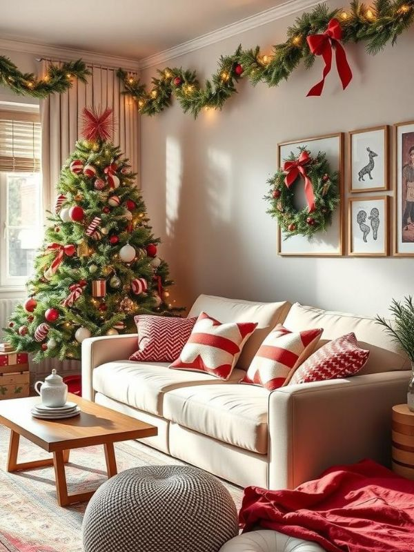  Christmas-Living-Room-Decor-Ideas-as-Greenery